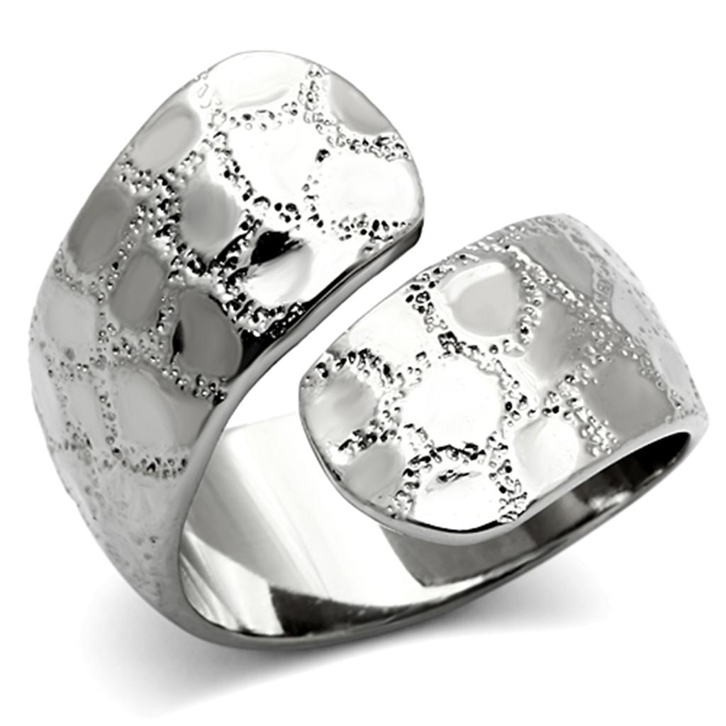 JCE936 High polished (no plating) Stainless Steel Ring with No Stone